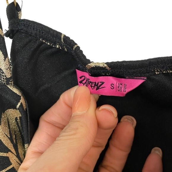 2Xtremz Women’s Printed Bodycon Top - Picture 6 of 8